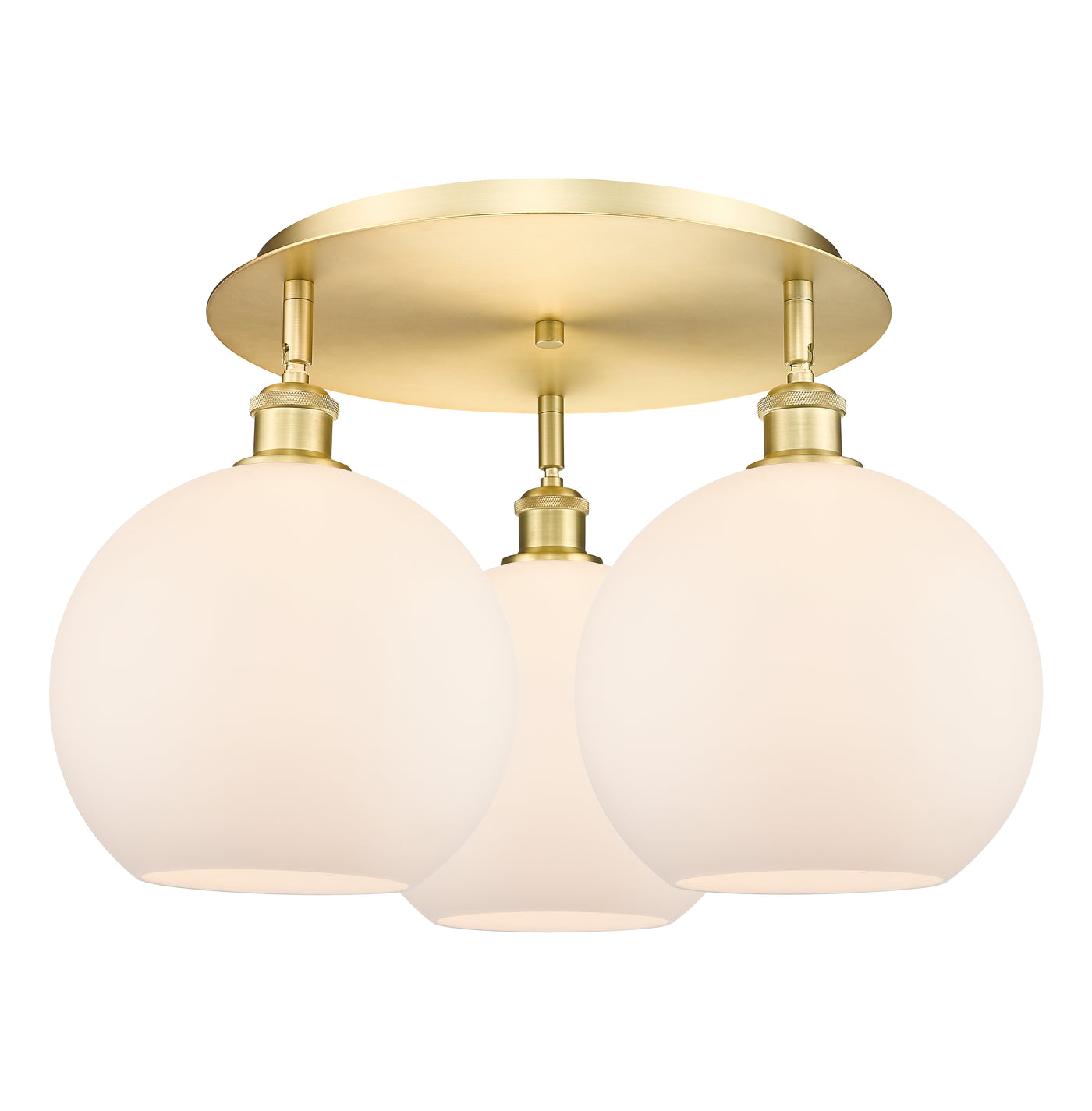 Ballston Semi-Flush Mount Satin Nickel