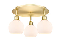 Ballston Semi-Flush Mount Satin Nickel