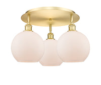 Ballston Semi-Flush Mount Satin Nickel