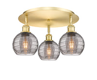 Ballston Semi-Flush Mount Satin Nickel Finish