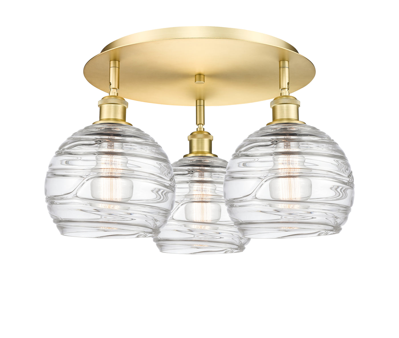 Ballston Semi-Flush Mount Satin Nickel