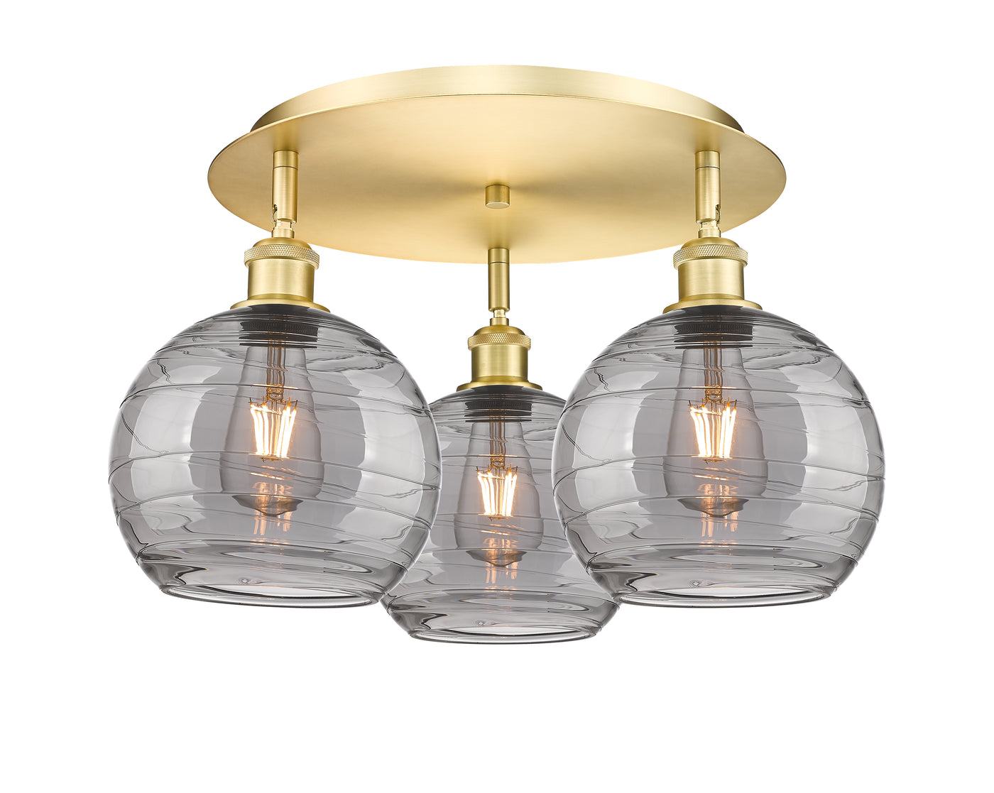 Ballston Semi-Flush Mount Satin Nickel