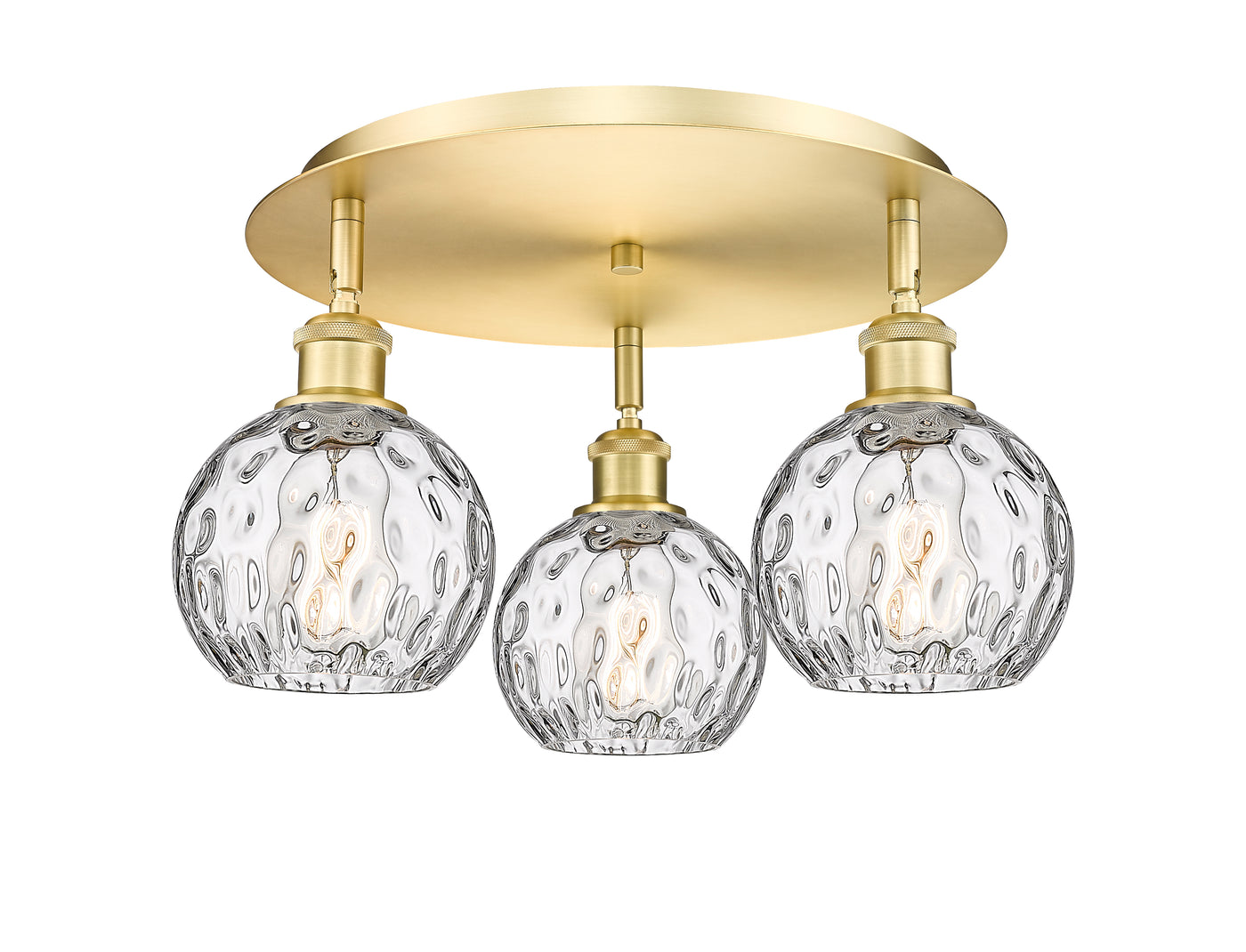 Ballston Semi-Flush Mount Satin Nickel