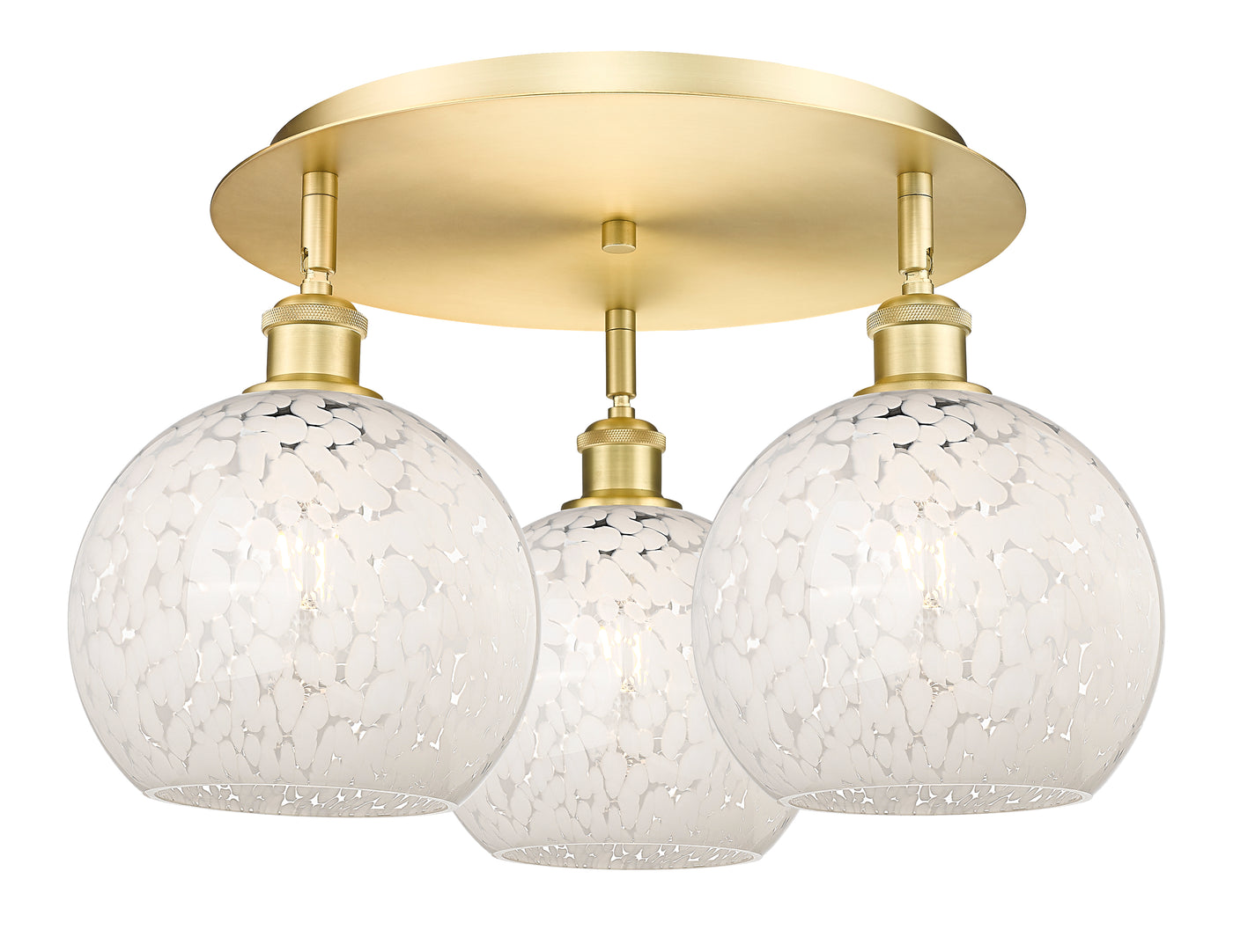 Ballston Semi-Flush Mount Satin Nickel