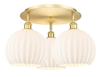 Ballston Semi-Flush Mount Satin Nickel
