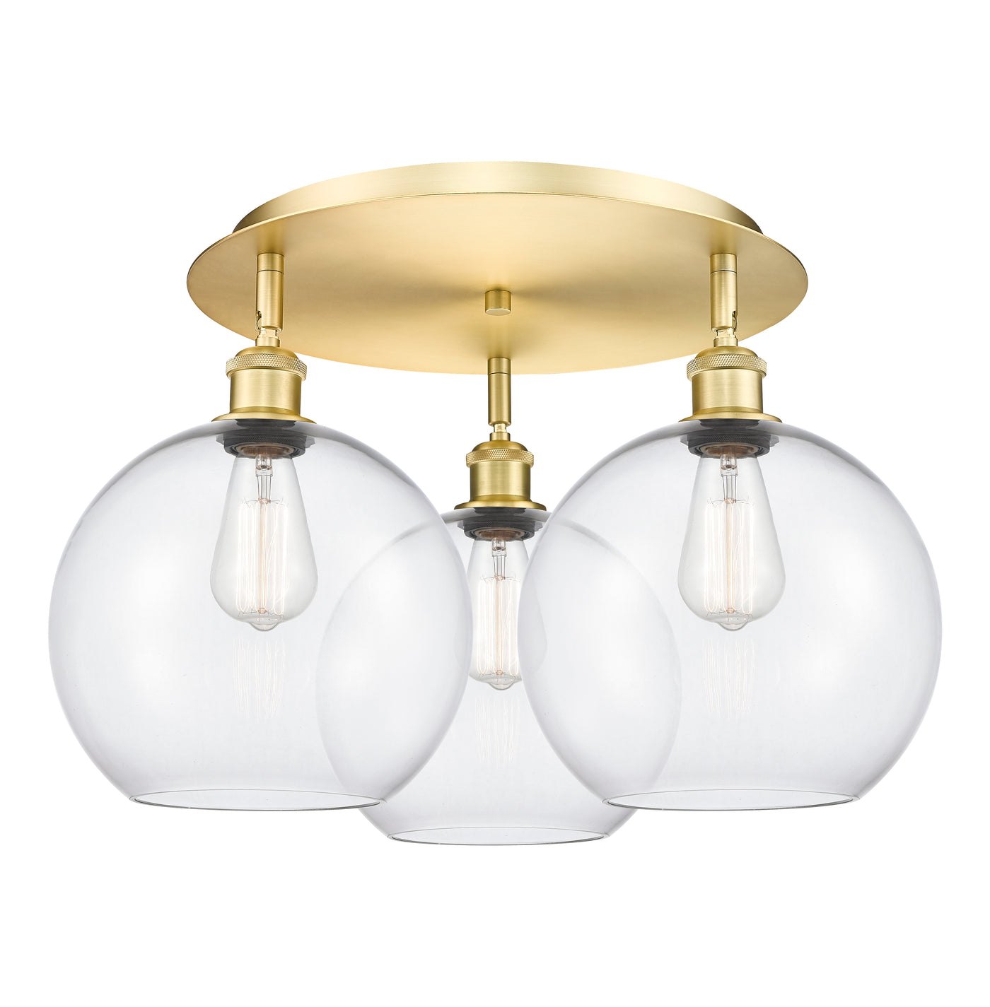Ballston Semi-Flush Mount Satin Nickel