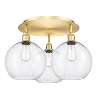 Ballston Semi-Flush Mount Satin Nickel