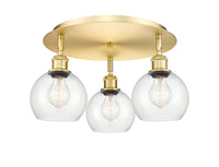 Ballston Semi-Flush Mount Satin Nickel