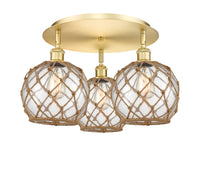 Ballston Semi-Flush Mount Satin Nickel