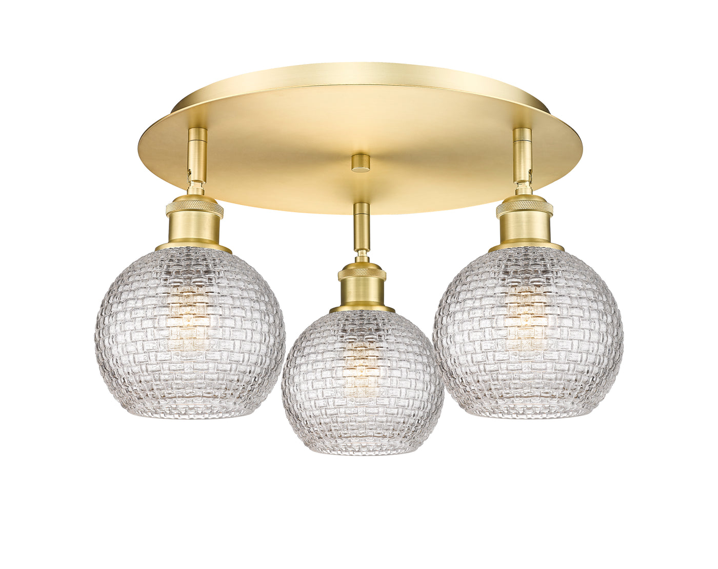 Ballston Semi-Flush Mount Satin Nickel