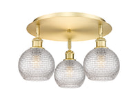 Ballston Semi-Flush Mount Satin Nickel
