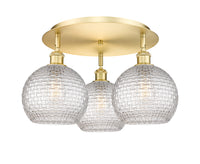 Ballston Semi-Flush Mount Satin Nickel