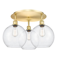 Ballston Semi-Flush Mount Satin Nickel