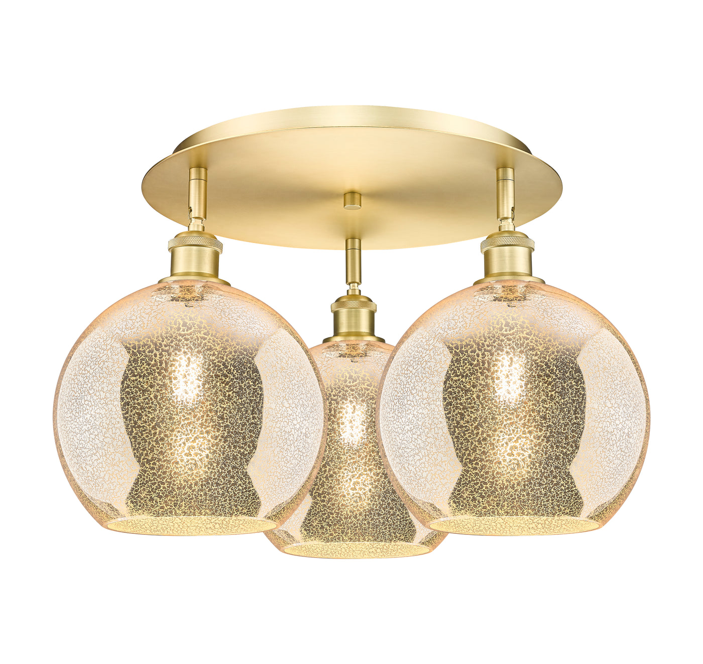 Ballston Semi-Flush Mount Satin Nickel