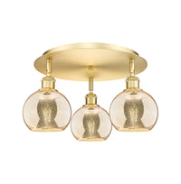 Ballston Semi-Flush Mount Satin Nickel