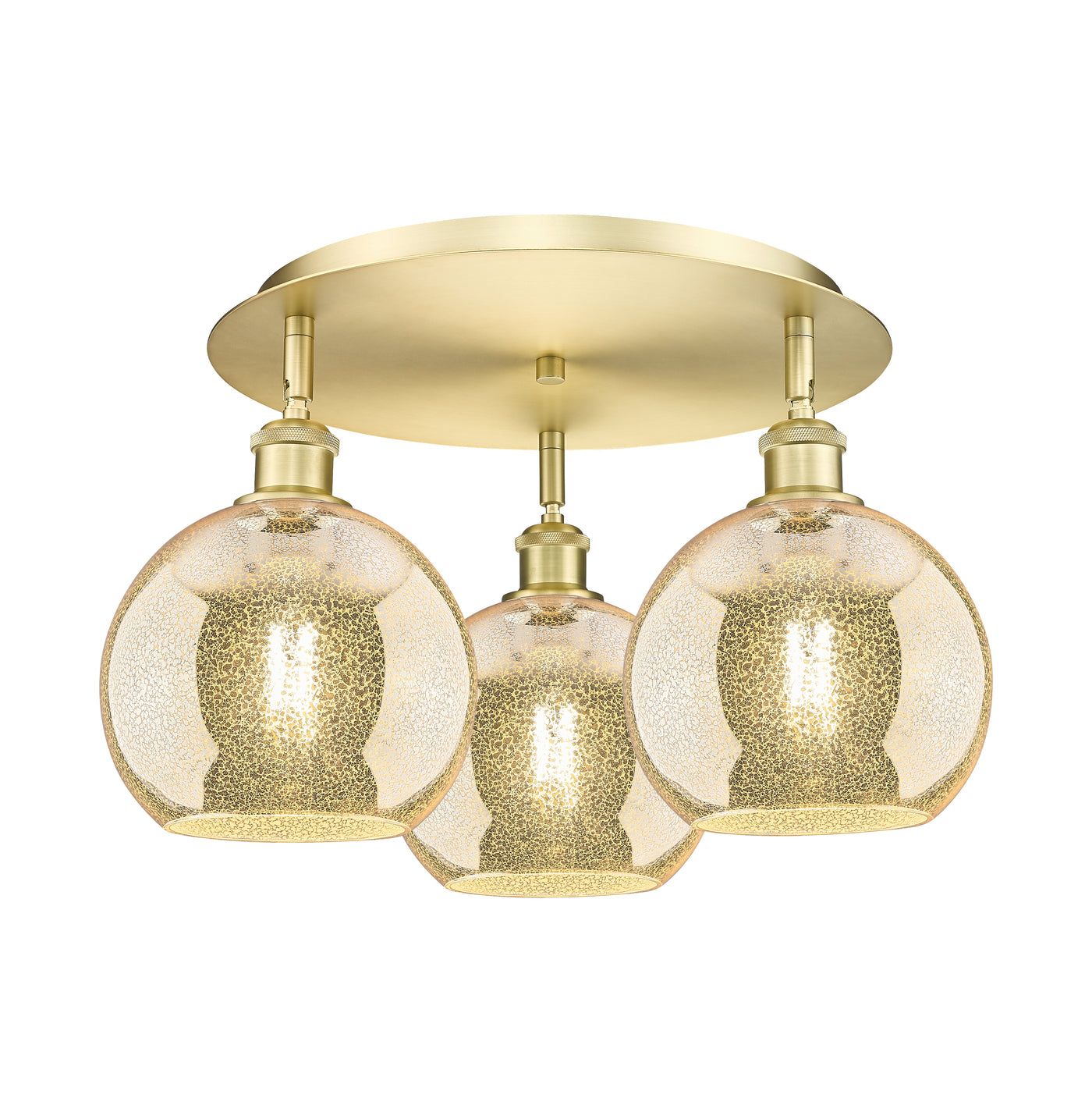 Ballston Semi-Flush Mount Satin Nickel