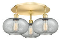 Ballston Semi-Flush Mount Satin Nickel