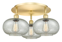 Ballston Semi-Flush Mount Satin Nickel