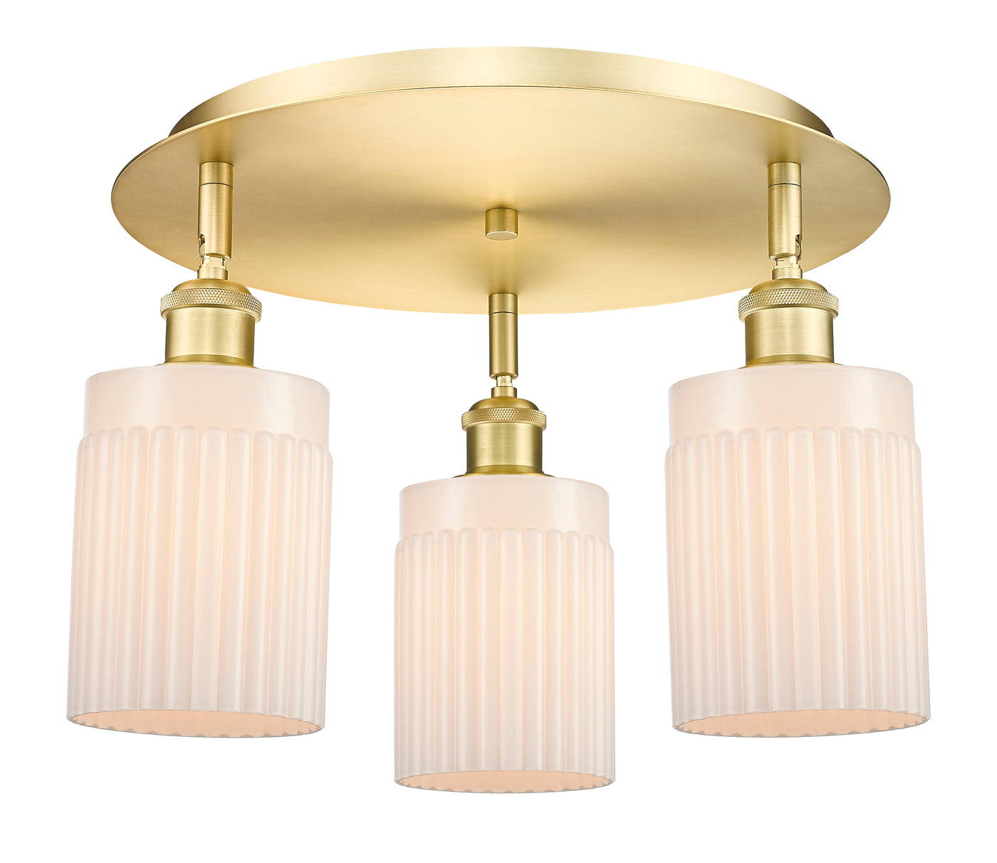 Ballston Semi-Flush Mount Satin Nickel