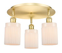 Ballston Semi-Flush Mount Satin Nickel