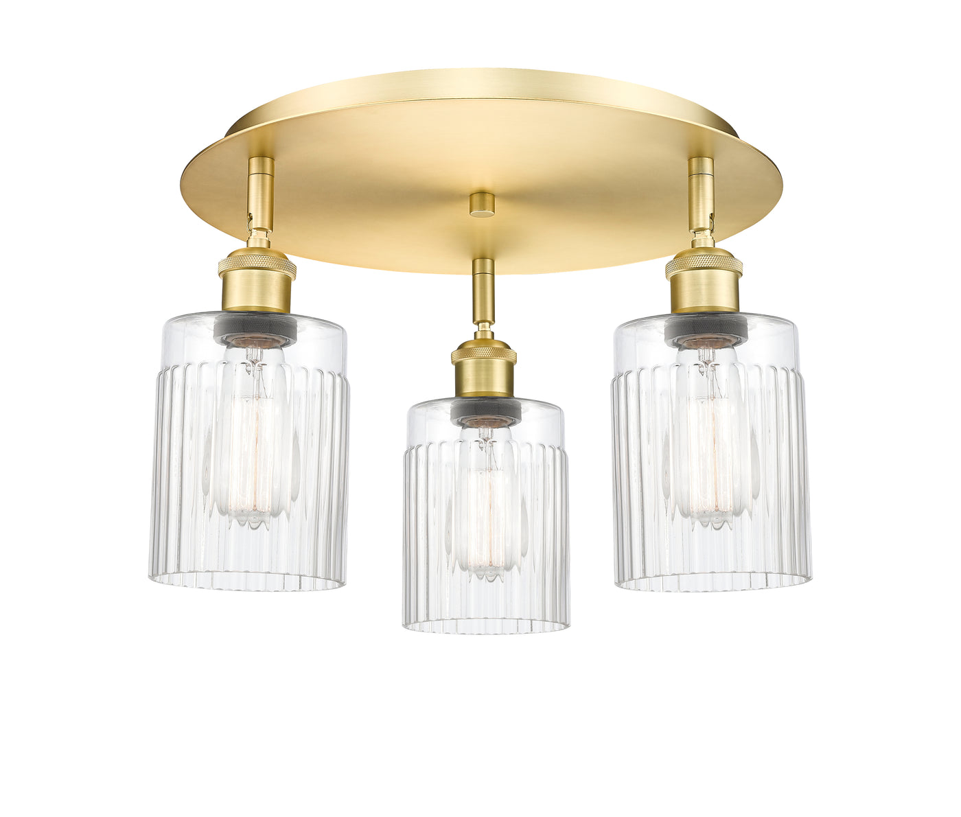 Ballston Semi-Flush Mount Satin Nickel
