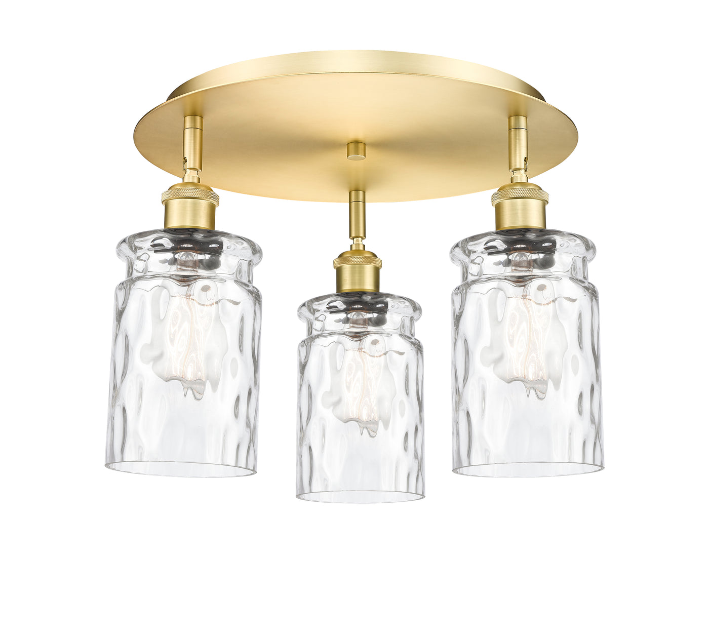 Ballston Semi-Flush Mount Satin Nickel