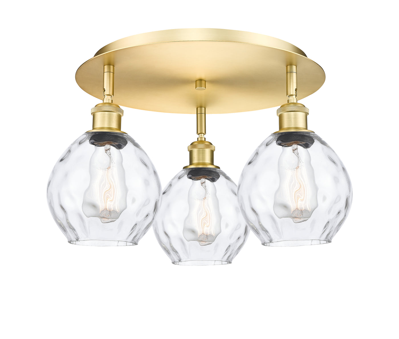 Ballston Semi-Flush Mount Satin Nickel