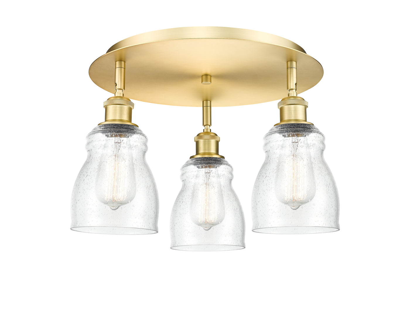 Ballston Semi-Flush Mount Satin Nickel