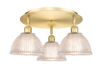 Ballston Semi-Flush Mount Satin Nickel