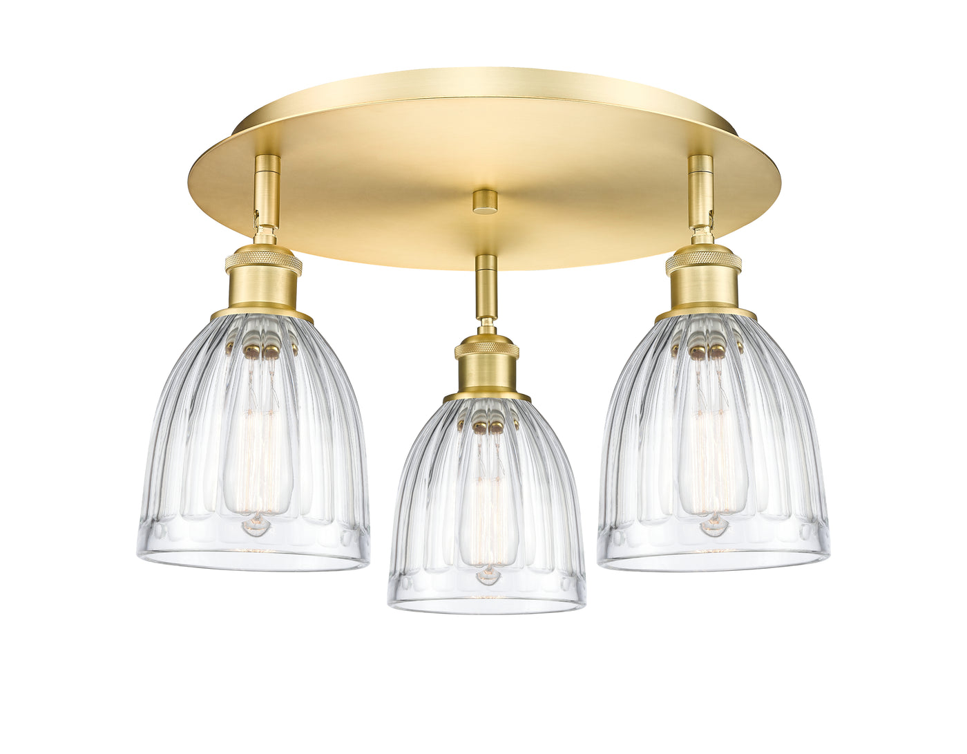 Ballston Semi-Flush Mount Satin Nickel