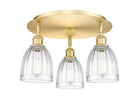 Ballston Semi-Flush Mount Satin Nickel