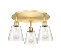 Ballston Semi-Flush Mount Satin Nickel