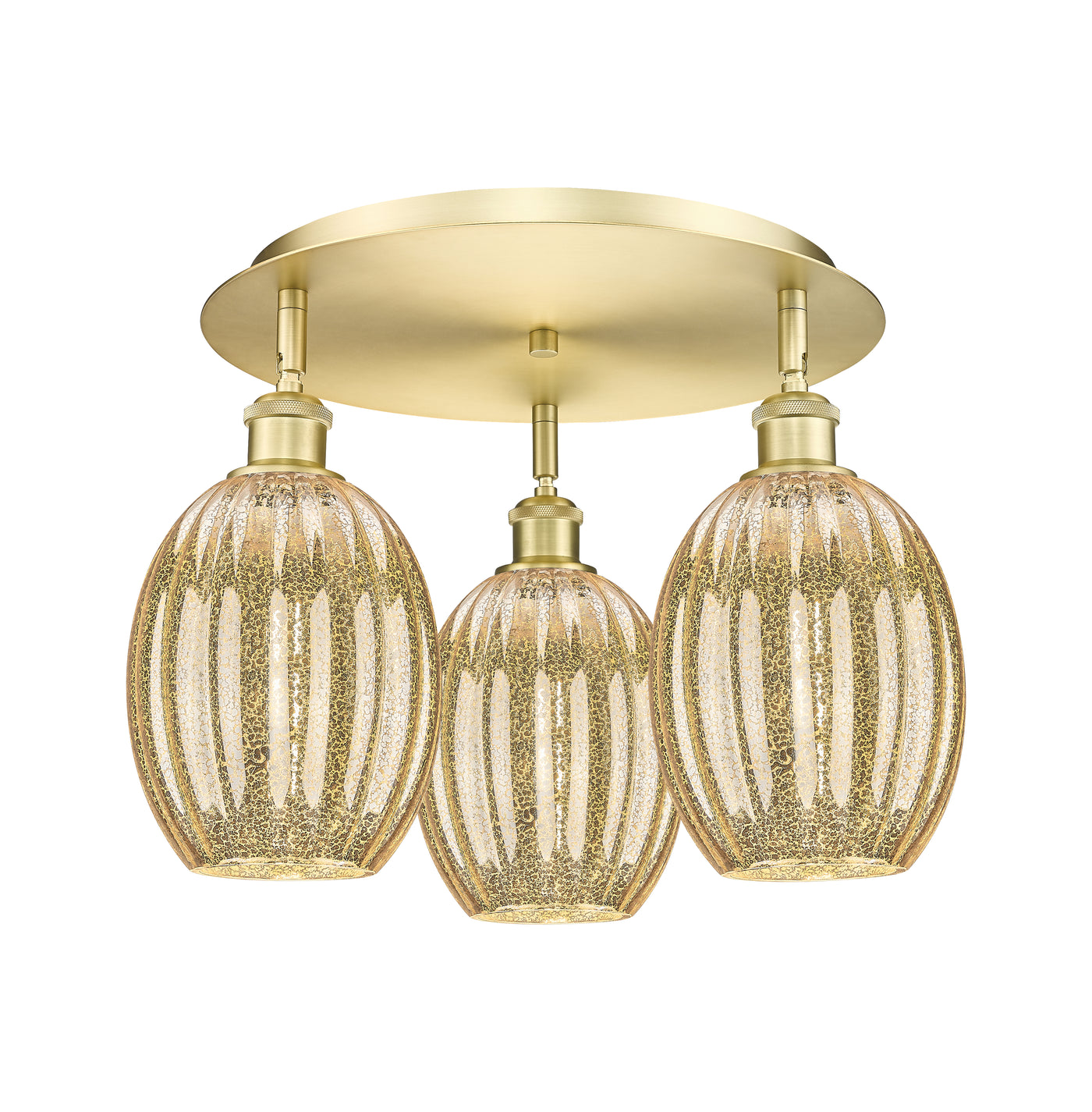 Ballston Semi-Flush Mount Satin Nickel