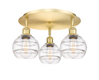Ballston Semi-Flush Mount Satin Nickel