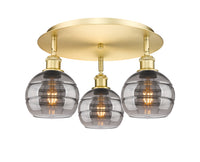 Ballston Semi-Flush Mount Satin Nickel