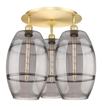 Ballston Semi-Flush Mount Satin Nickel