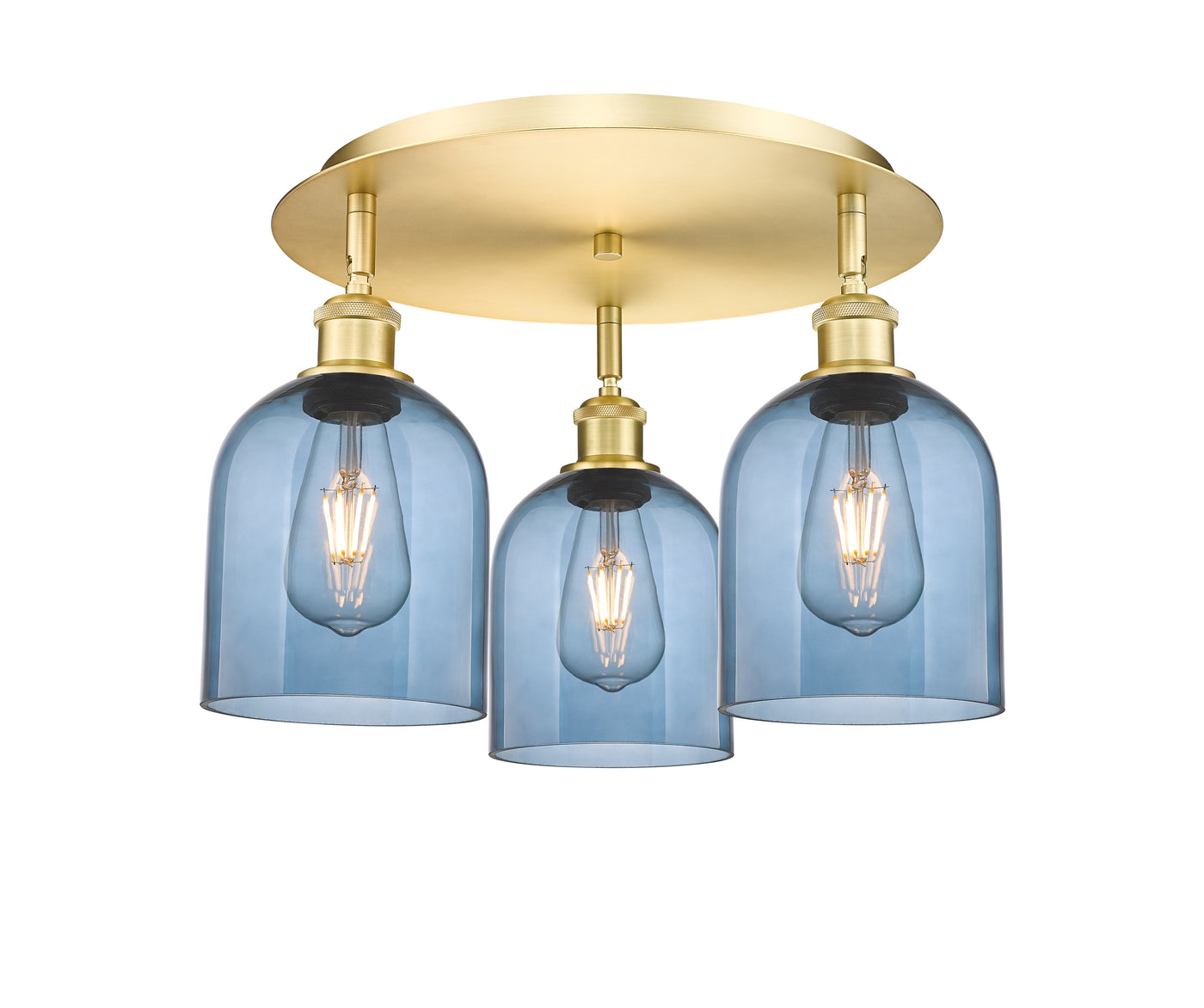 Ballston Semi-Flush Mount Satin Nickel