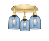 Ballston Semi-Flush Mount Satin Nickel