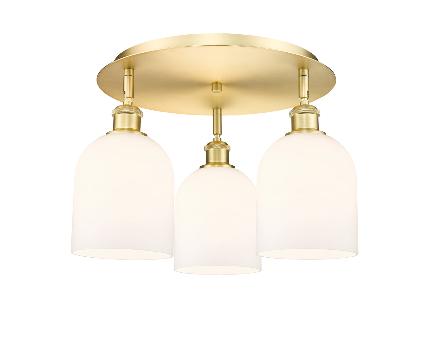 Ballston Semi-Flush Mount Satin Nickel