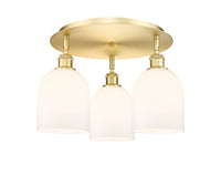 Ballston Semi-Flush Mount Satin Nickel