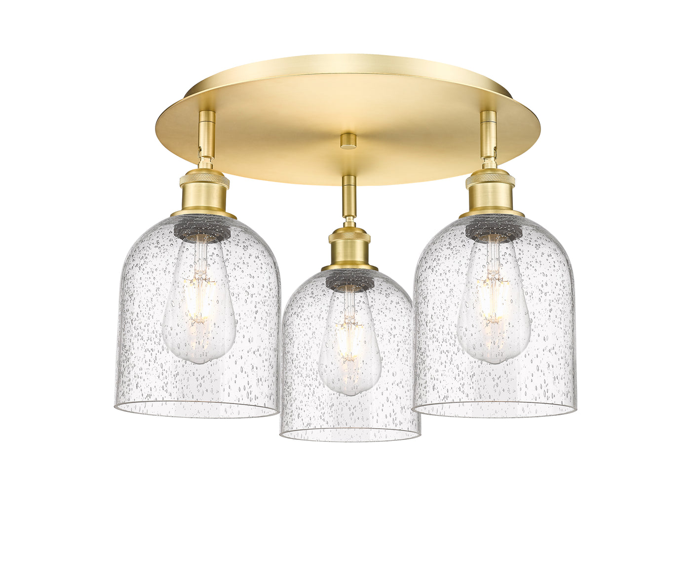 Ballston Semi-Flush Mount Satin Nickel