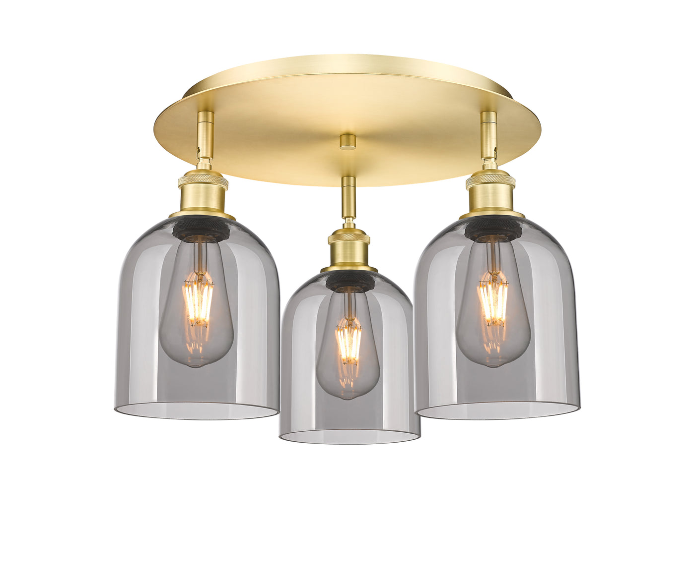 Ballston Semi-Flush Mount Satin Nickel