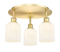 Ballston Semi-Flush Mount Satin Nickel