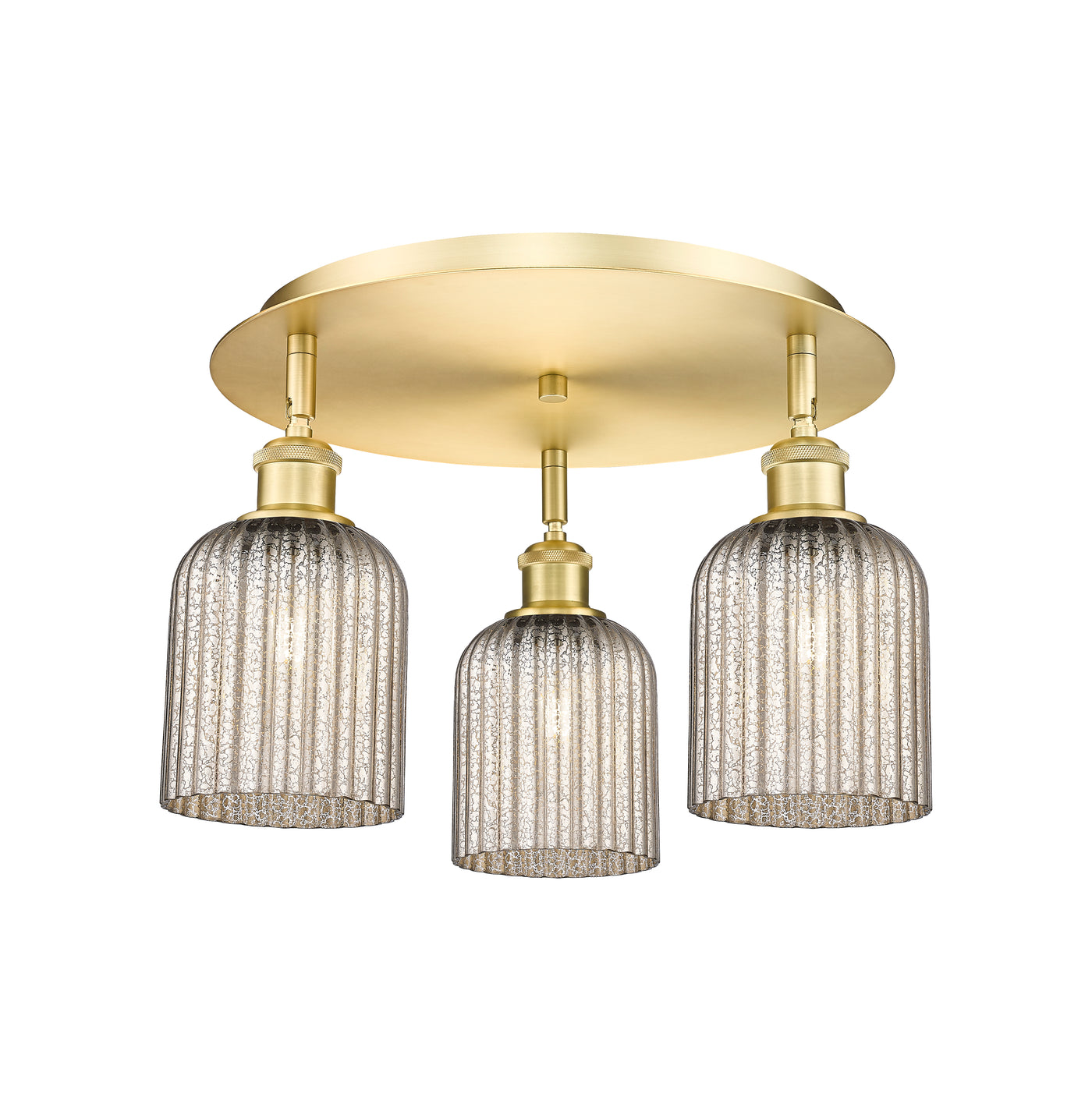 Ballston Semi-Flush Mount Satin Nickel