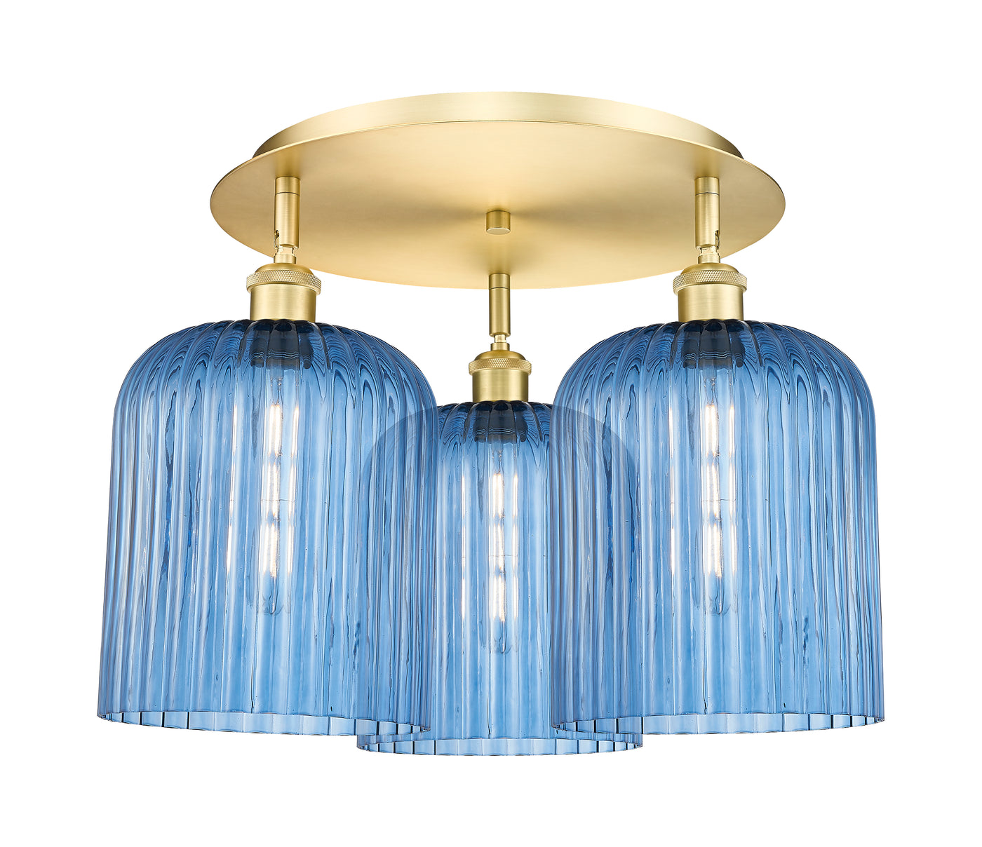 Ballston Semi-Flush Mount Satin Nickel