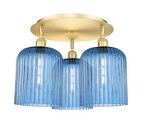 Ballston Semi-Flush Mount Satin Nickel