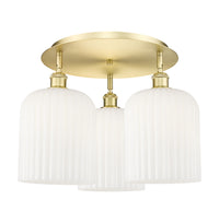 Ballston Semi-Flush Mount Satin Nickel
