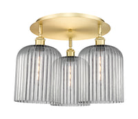 Ballston Semi-Flush Mount Satin Nickel