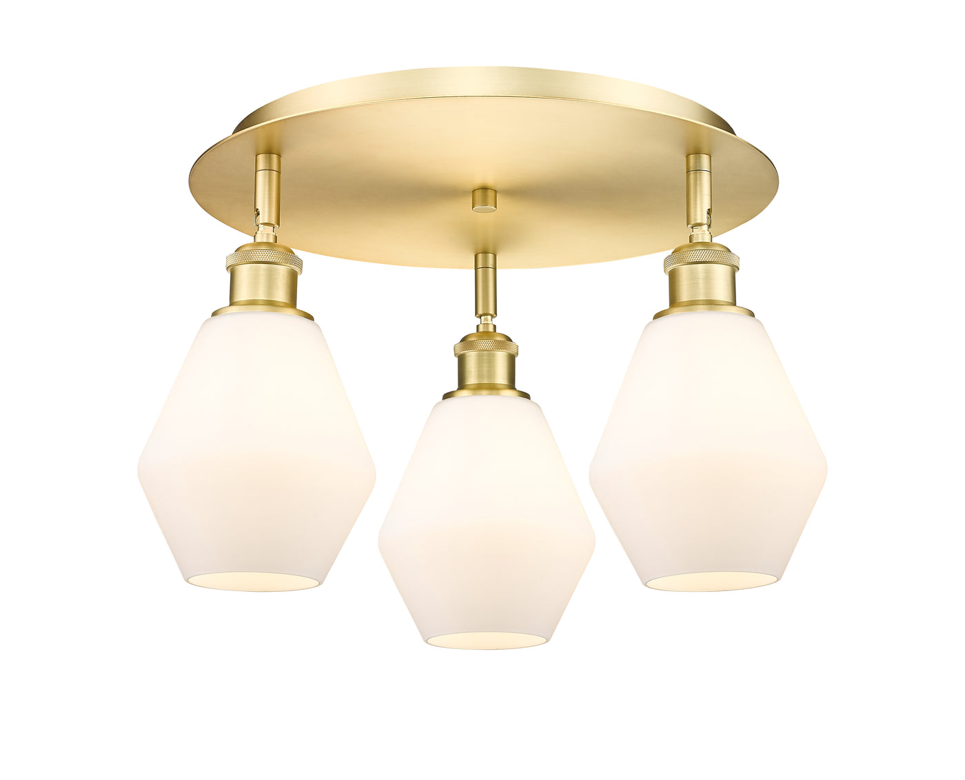 Ballston Semi-Flush Mount Satin Nickel