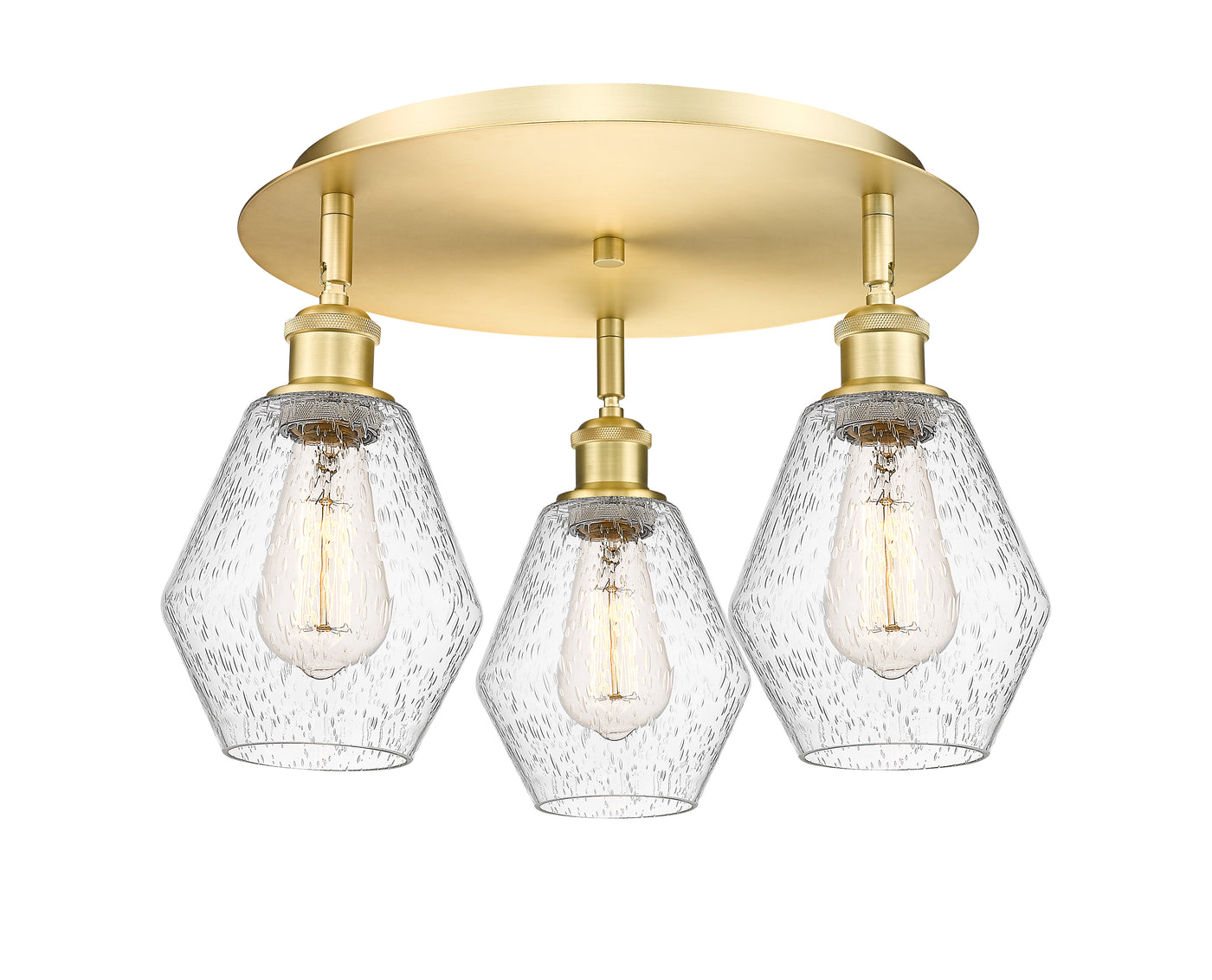 Ballston Semi-Flush Mount Satin Nickel
